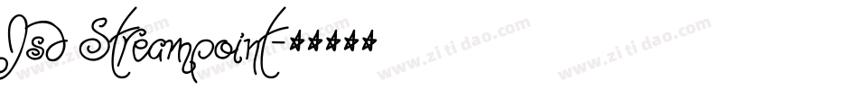Jsd Streampoint字体转换